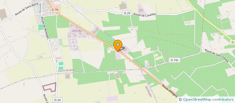 localisation de l'entreprise PROVENCE ECO ENERGIE  SAINT-ANDIOL