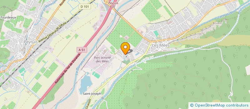 localisation de l'entreprise PROVENCE ELECTRONIC à LES MEES