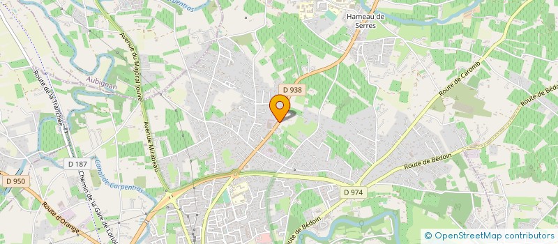 localisation de l'entreprise PROVENCE EMBALLAGES PRODUCTION à CARPENTRAS