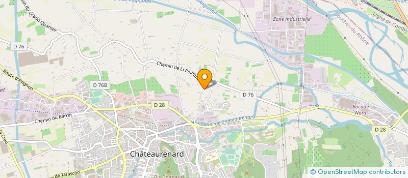localisation de l'entreprise PROVENCE EMBALLAGES VOEUX ANDRE à CHATEAURENARD