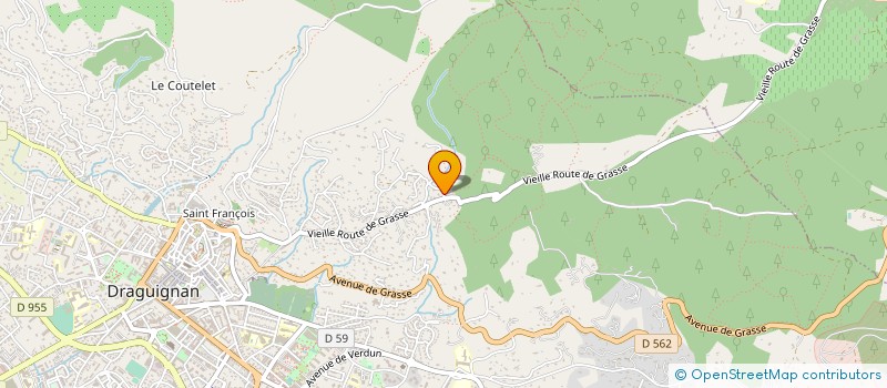 localisation de l'entreprise PROVENCE ENDURO MOUNTAIN BIKE  DRAGUIGNAN