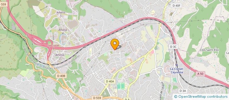 localisation de l'entreprise PROVENCE ENERGIE SOLAIRE SERVICES  LA CIOTAT