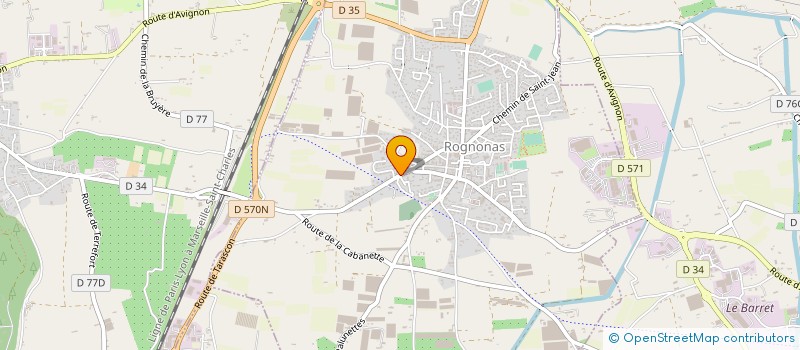 localisation de l'entreprise PROVENCE ENERGIES à ROGNONAS