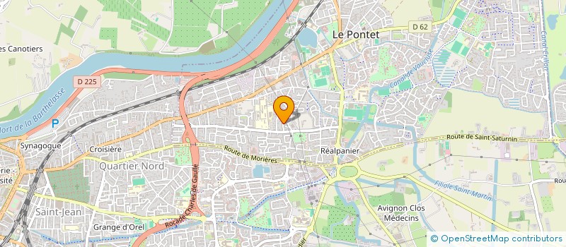 localisation de l'entreprise PROVENCE ENTOMOLOGIE  LE PONTET