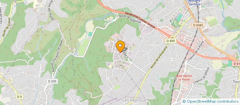 localisation de l'entreprise PROVENCE ENTRETIEN à MOUANS-SARTOUX