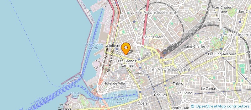localisation de l'entreprise PROVENCE ENVIRONNEMENT PROPRETE SERVICES  MARSEILLE