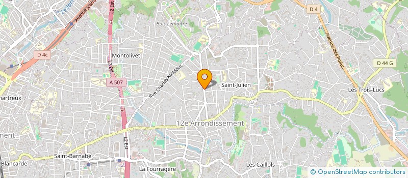 localisation de l'entreprise PROVENCE ESCALADE à MARSEILLE