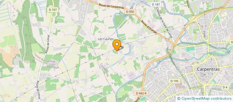 localisation de l'entreprise PROVENCE EVASION à CARPENTRAS