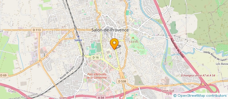 localisation de l'entreprise PROVENCE EXPERTISES à SALON-DE-PROVENCE