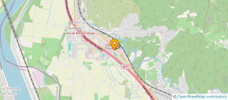 localisation de l'entreprise PROVENCE FACADES  MORNAS