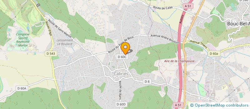 localisation de l'entreprise PROVENCE FIOUL à CABRIES