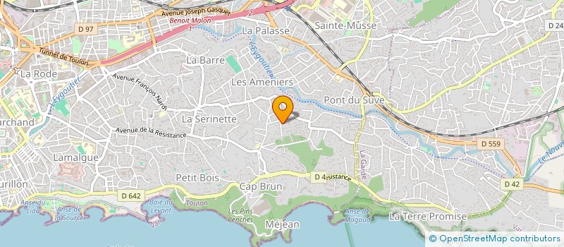 localisation de l'entreprise PROVENCE FONCIERE  TOULON