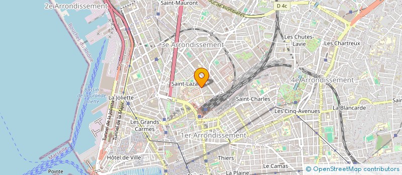 localisation de l'entreprise PROVENCE FOOD à MARSEILLE