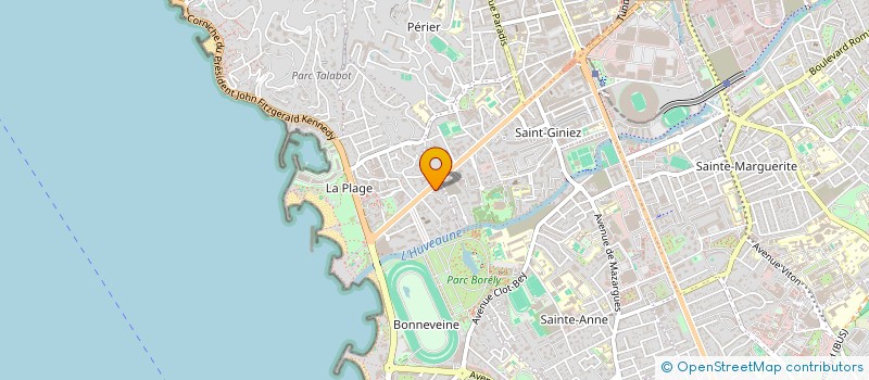 localisation de l'entreprise PROVENCE FOODING à MARSEILLE