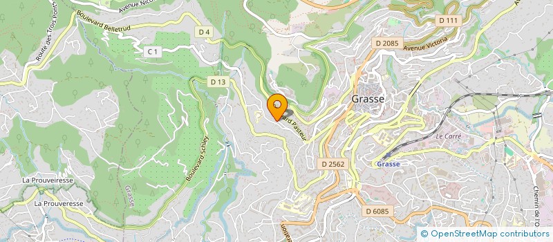 localisation de l'entreprise PROVENCE GEOTECHNIQUE ET FONDATIONS à GRASSE