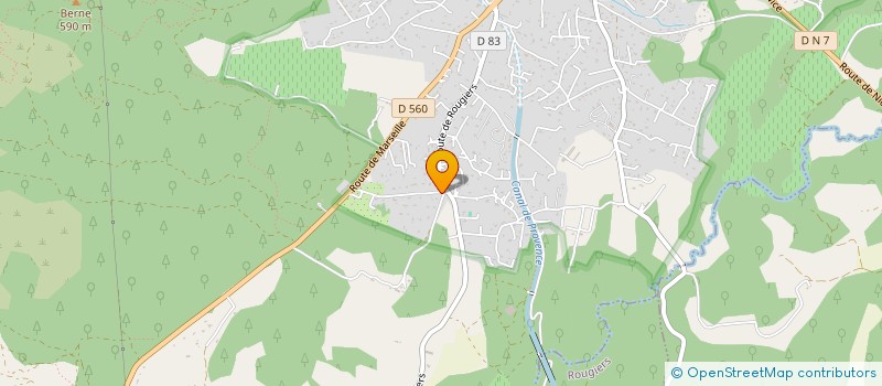 localisation de l'entreprise PROVENCE HELICOPTERES SERVICES  SAINT-MAXIMIN-LA-SAINTE-BAUME