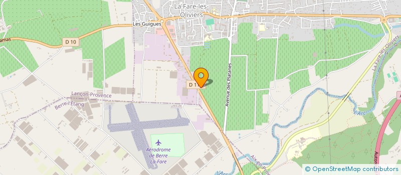 localisation de l'entreprise PROVENCE - HYGIENE - MATERIEL  LA FARE-LES-OLIVIERS