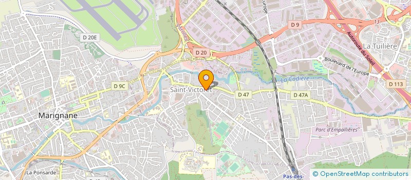 localisation de l'entreprise PROVENCE IMEX DIFFUSION à SAINT-VICTORET