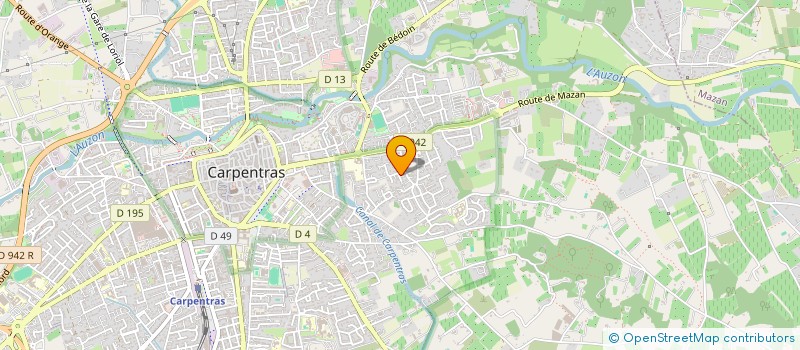 localisation de l'entreprise PROVENCE IMMO 2025  CARPENTRAS