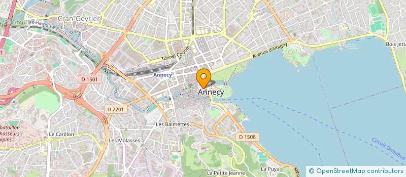 localisation de l'entreprise PROVENCE IMMO à ANNECY