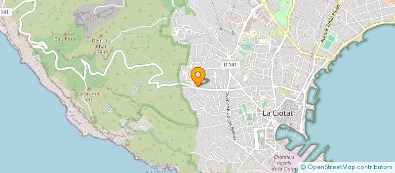 localisation de l'entreprise PROVENCE IMMO SERVICES  LA CIOTAT