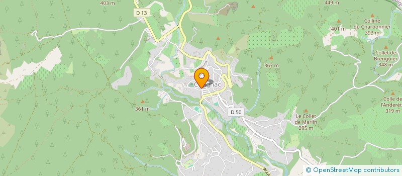 localisation de l'entreprise PROVENCE IMMOBILIER ET DECO à COTIGNAC