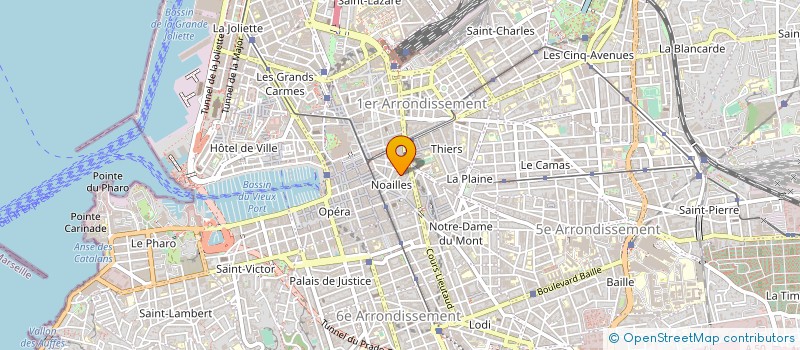 localisation de l'entreprise PROVENCE IMMOBILIER PROVIM à MARSEILLE