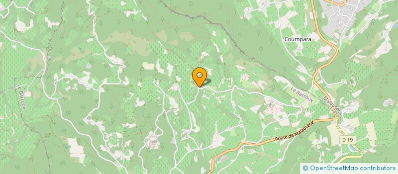 localisation de l'entreprise PROVENCE INGENIERIE ET CONSTRUCTION  LE BARROUX