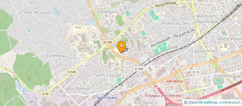localisation de l'entreprise PROVENCE INTERIM à NIMES