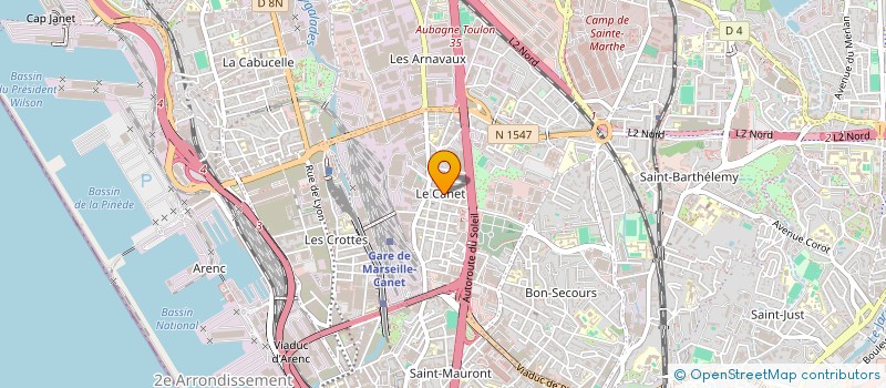 localisation de l'entreprise PROVENCE ISOLATION à MARSEILLE