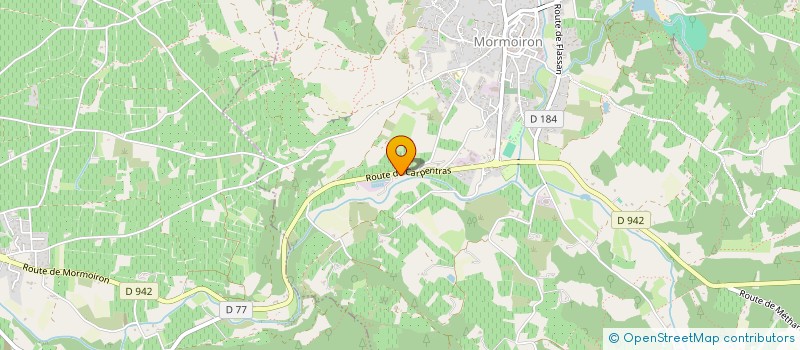 localisation de l'entreprise PROVENCE J P M à VILLES-SUR-AUZON
