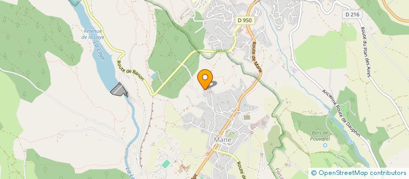 localisation de l'entreprise PROVENCE JARDINS  MANE