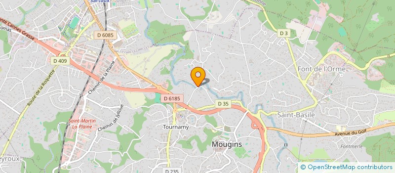 localisation de l'entreprise PROVENCE JARDINS - GROUPE PARCS ET SPORTS à MOUGINS