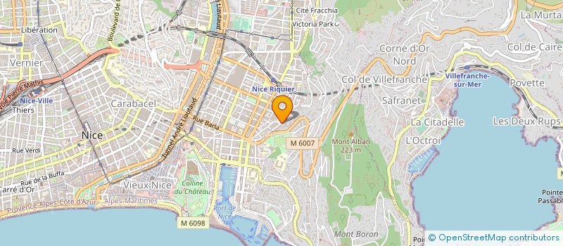 localisation de l'entreprise PROVENCE LINGE SERVICE à NICE