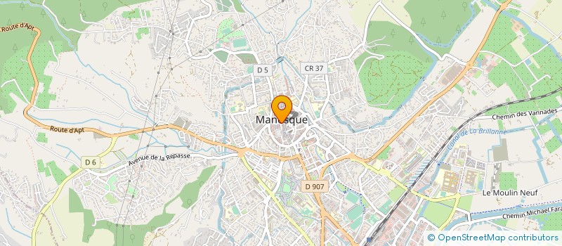 localisation de l'entreprise PROVENCE LINGUA  MANOSQUE