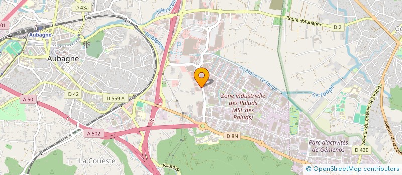 localisation de l'entreprise PROVENCE LOCATION HOLDING à AUBAGNE