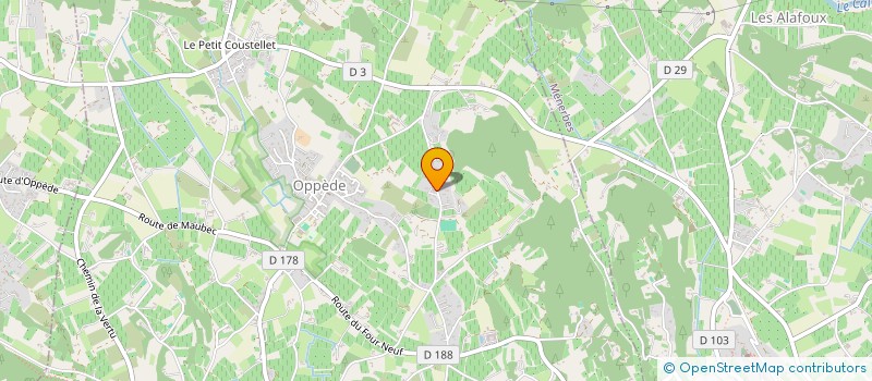 localisation de l'entreprise PROVENCE LUBERON ART  OPPEDE