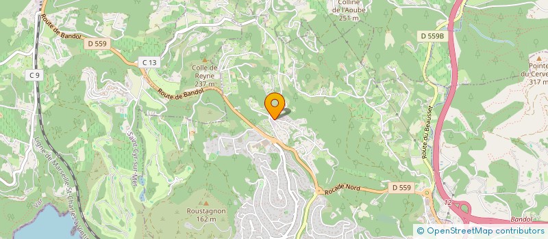 localisation de l'entreprise PROVENCE MACONNERIE  BANDOL