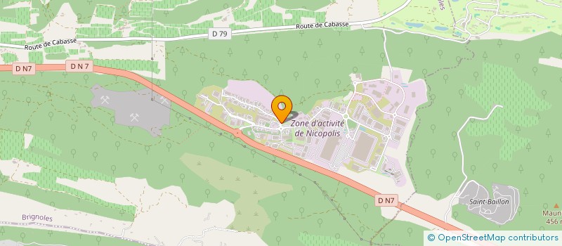 localisation de l'entreprise PROVENCE MAINTENANCE à BRIGNOLES