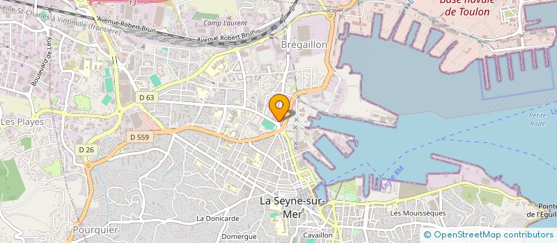 localisation de l'entreprise PROVENCE MANAGEMENT SERVICES à LA SEYNE-SUR-MER