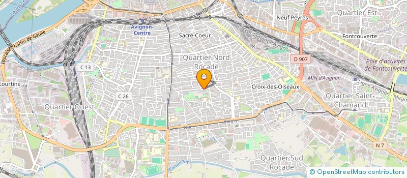 localisation de l'entreprise PROVENCE MARKETING  AVIGNON