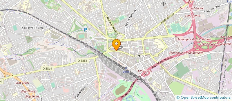 localisation de l'entreprise PROVENCE MAROQUINERIE à LENS