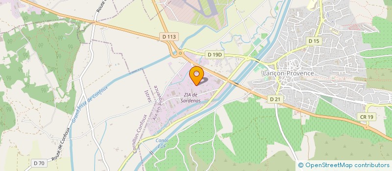 localisation de l'entreprise PROVENCE MATERIEL SERVICES à LANCON-PROVENCE