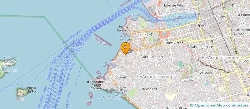 localisation de l'entreprise PROVENCE MEDITERRANEE AUDIT SOCIETE D'EXPERTISE COMPTABLE ET DE COMMISSAIRES AUX COMPTES à MARSEILLE