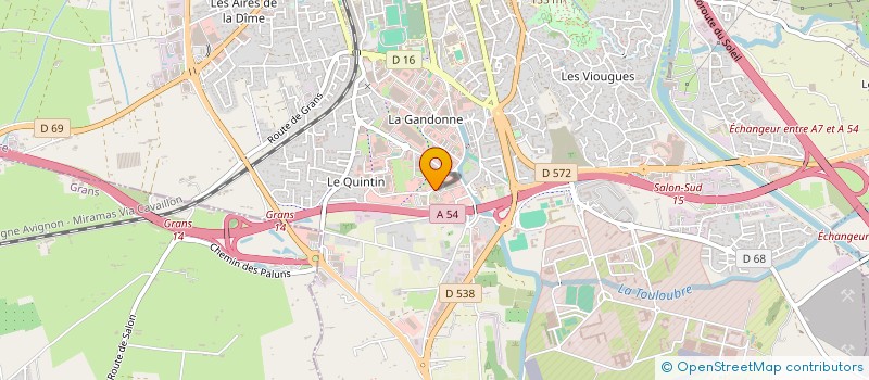 localisation de l'entreprise PROVENCE MENUISERIES à SALON-DE-PROVENCE