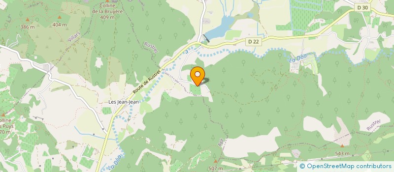 localisation de l'entreprise PROVENCE MESSAGERIE  RUSTREL