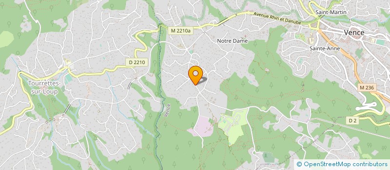 localisation de l'entreprise PROVENCE MOTO EVASION ASSOCIATION à VENCE