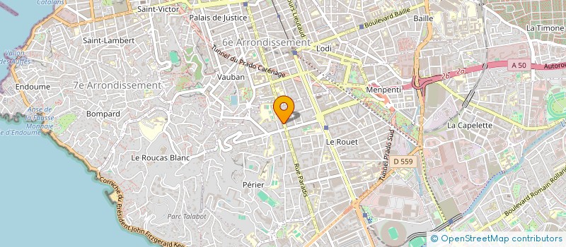 localisation de l'entreprise PROVENCE NOBLE ART à MARSEILLE