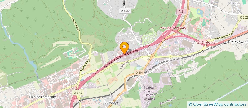 localisation de l'entreprise PROVENCE PARACHEVEMENT à CABRIES