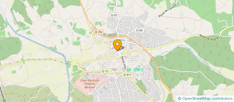 localisation de l'entreprise PROVENCE PAYSAGE ESPACE VERT à LAMBESC